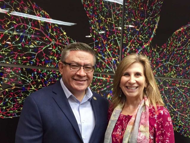 Congressman Salud Carbajal visits the lab