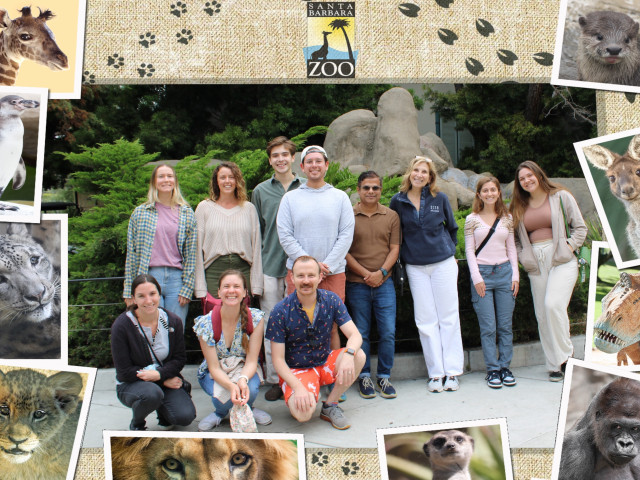 The lab visits the Santa Barbara Zoo