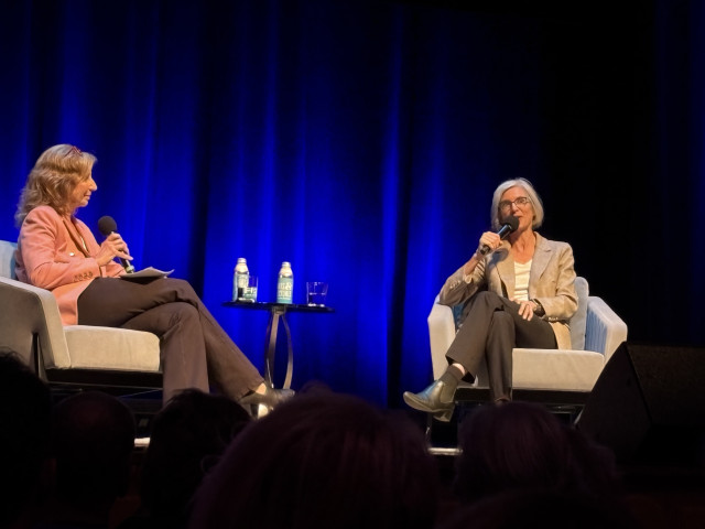 Photo of Dr. Montell and Dr. Doudna